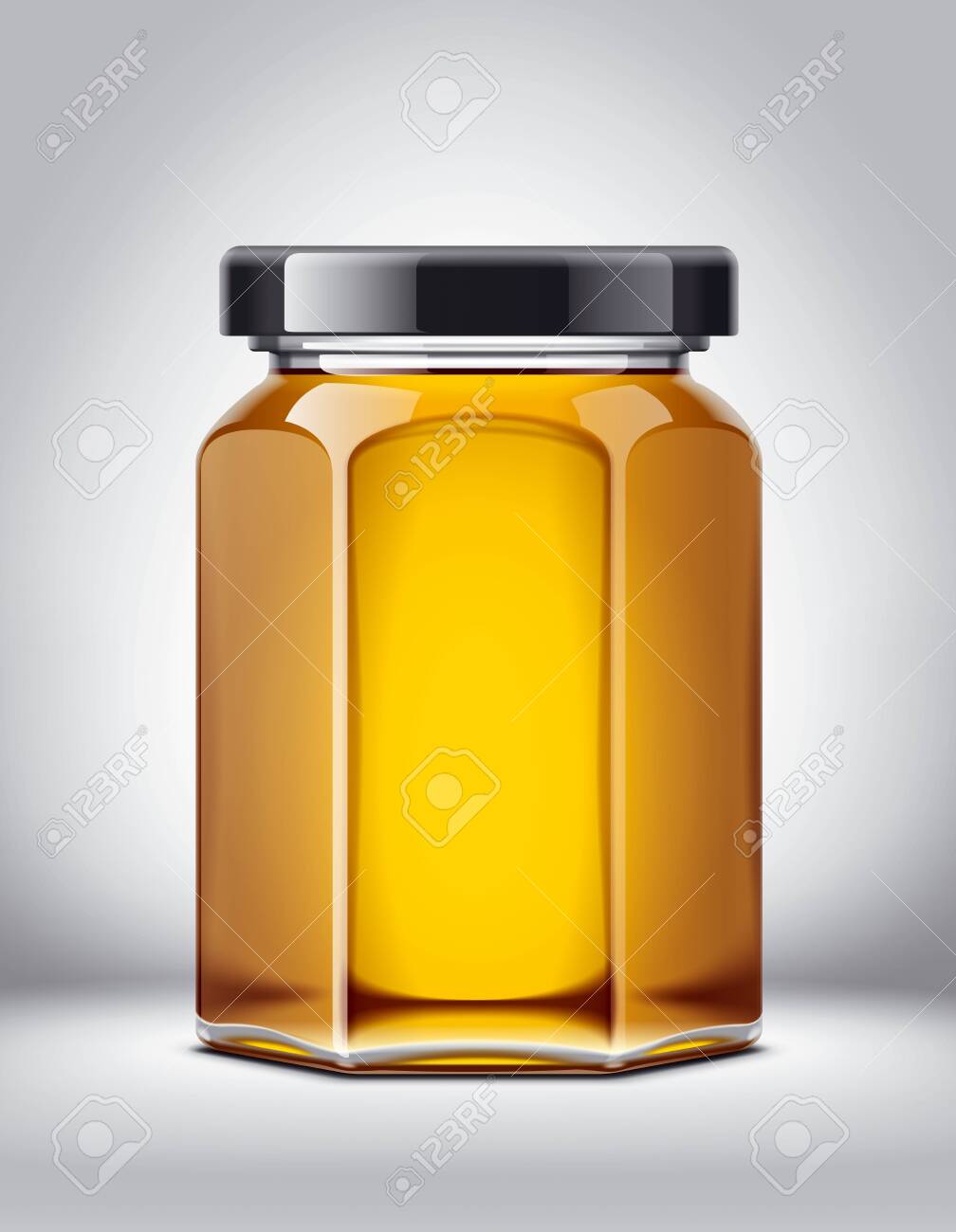 Download Glass Honey Jar Mock Up Stock Photo Picture And Royalty Free Image Image 130011155