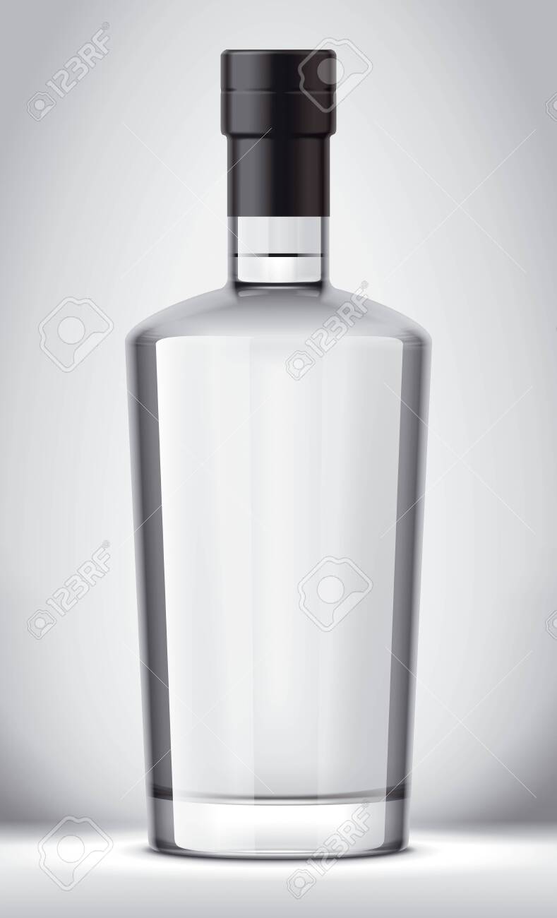 Download Glass Bottle Mockup Foil Version Stock Photo Picture And Royalty Free Image Image 135069738