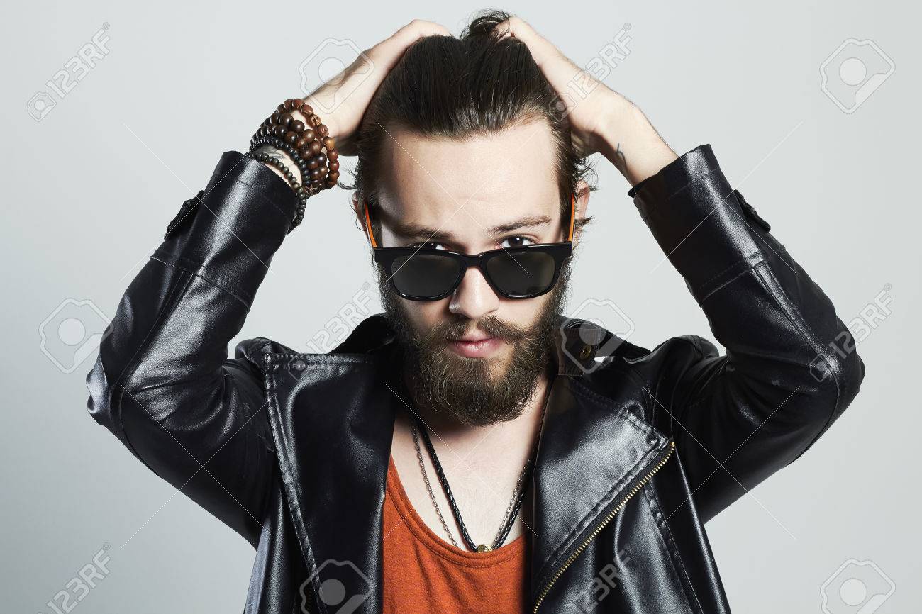 Hipster leather jacket Clearance