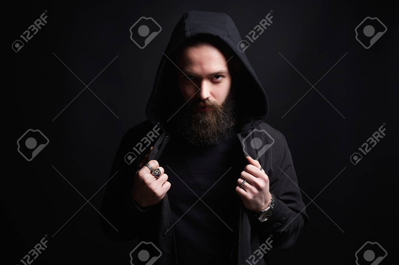 man in a hoodie