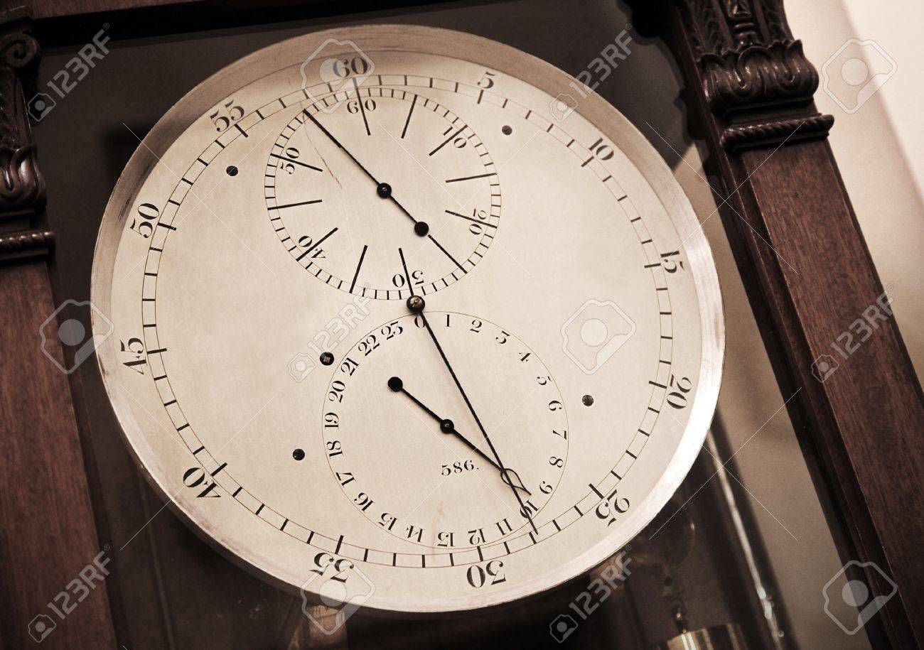 Vintage esfera del reloj de cronómetro antiguo Vintage esfera del reloj de cronómetro antiguo