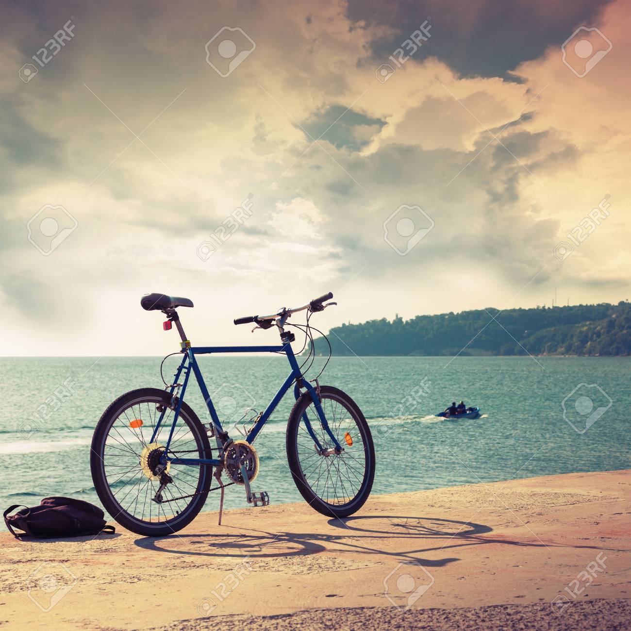 concrete bicycle stands