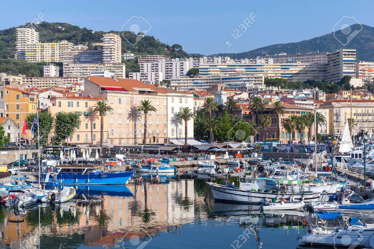 Ajaccio France July 7 15 Moored Yachts And Pleasure Boats In Ajaccio Port Corsica Island France Stock Photo Picture And Royalty Free Image Image