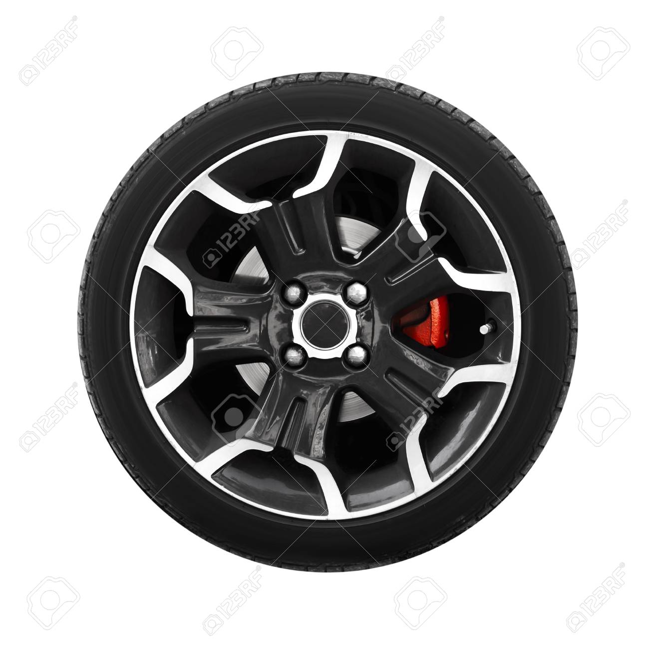 内部で分離白赤ブレーキ付け黒鋼ディスク上で現代の車のホイール の写真素材 画像素材 Image 内部で分離白赤ブレーキ付け黒鋼ディスク上で現代の車のホイール の写真素材 画像素材 Image