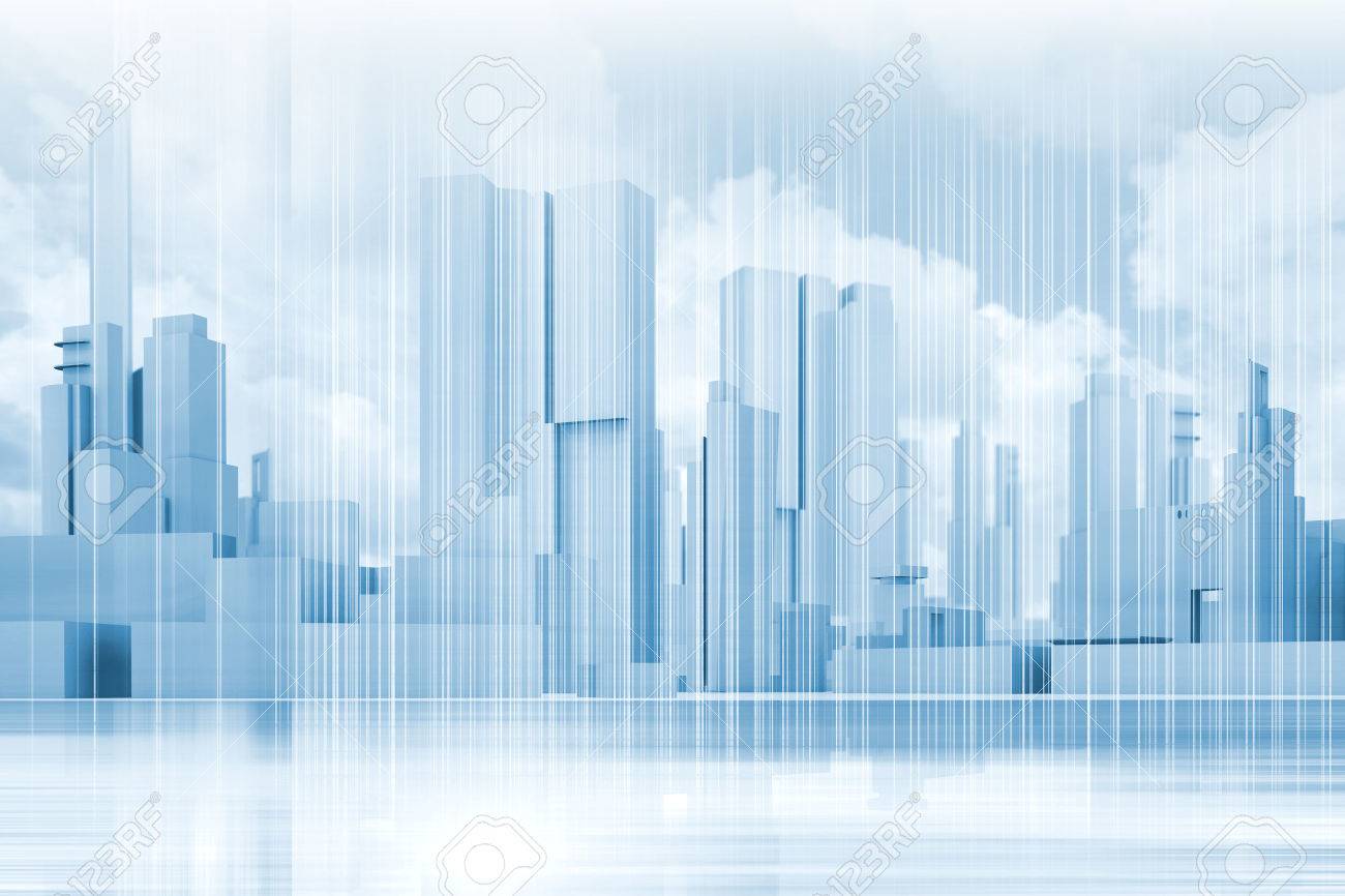abstract contemporary city background cityscape skyline blue background cityscape
