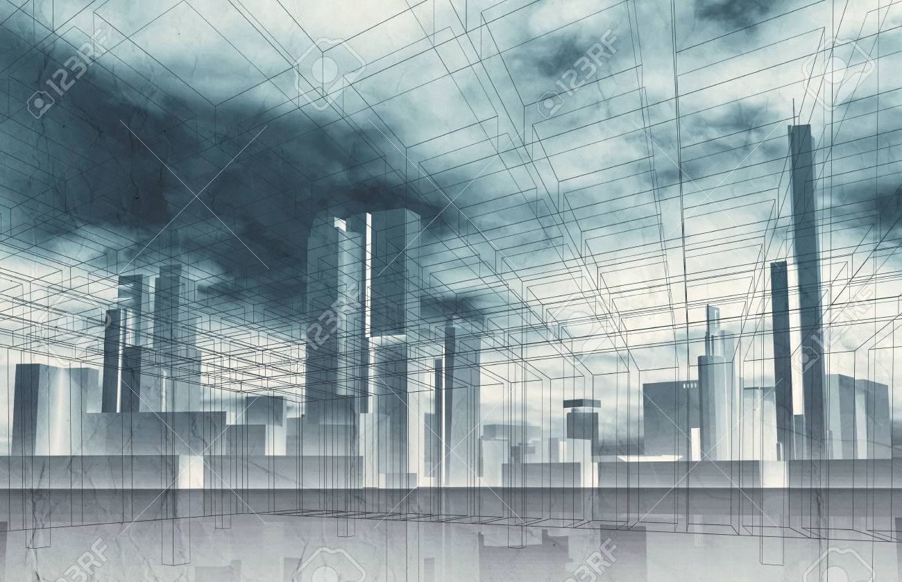 abstract contemporary city background cityscape skyline dramatic background cityscape