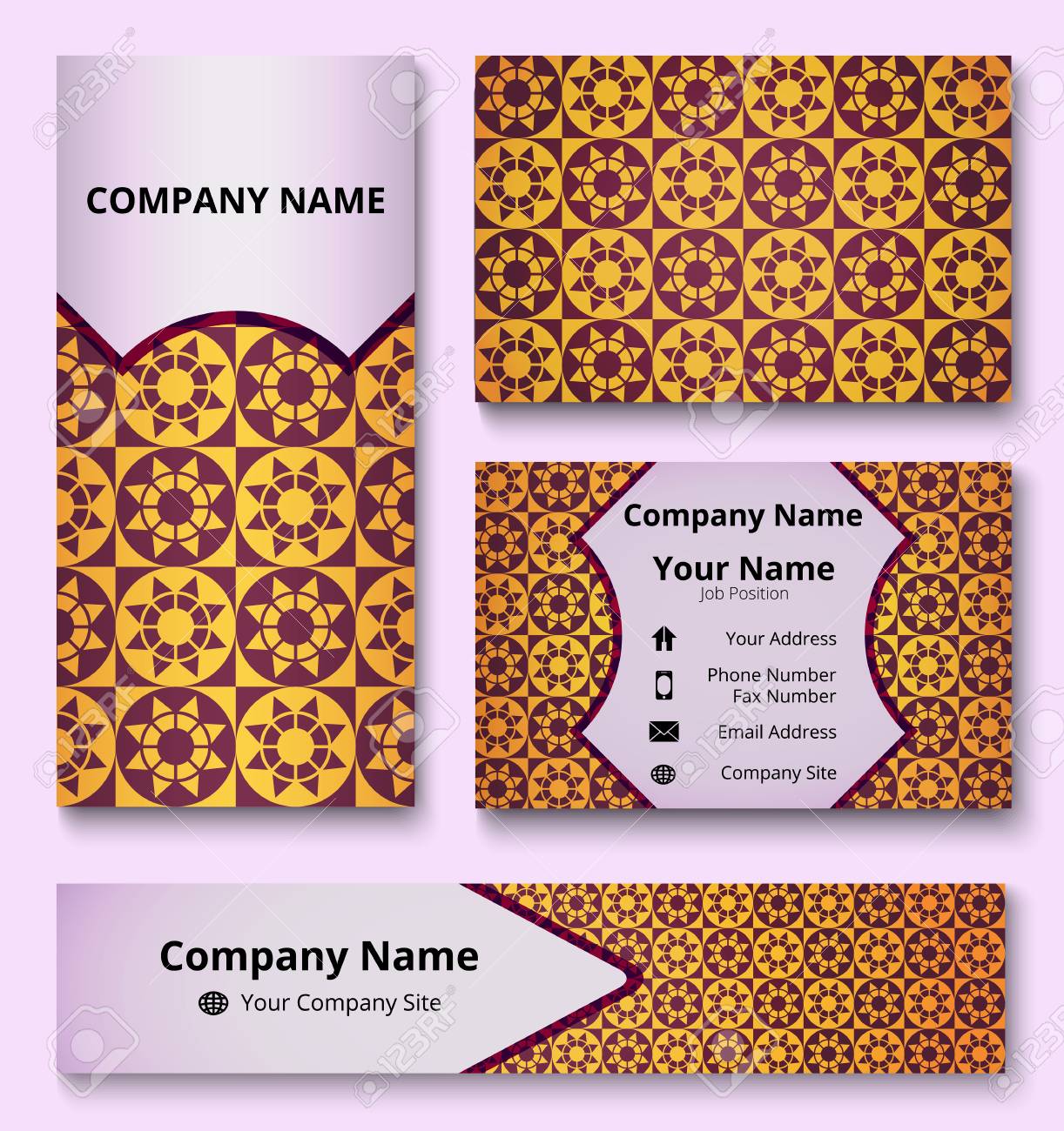 luxury corporate identity mock up of banner business and invitation invitation cards business
