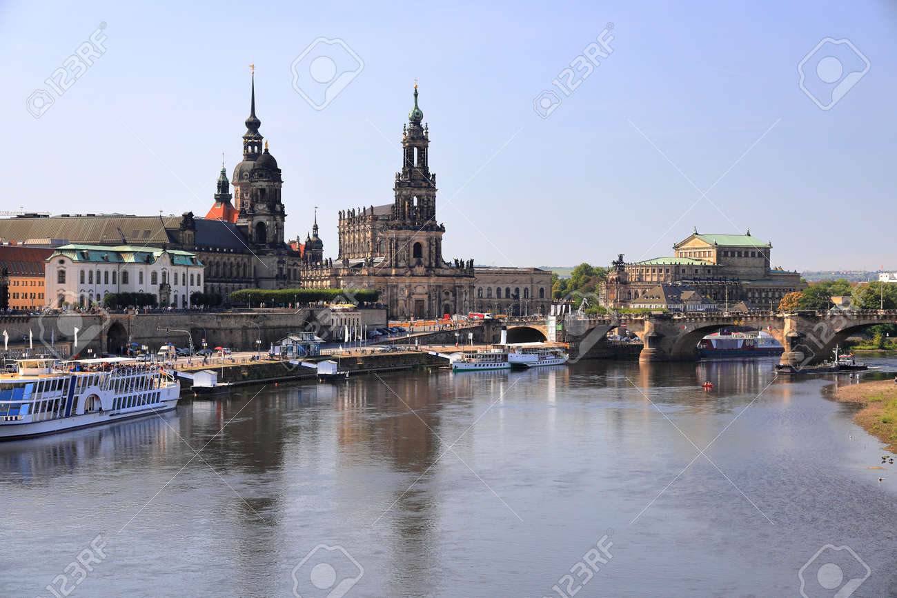 Dresden by day - Brühl's Terrace. Saxony, Germany, Europe. - 166804739 Dresden by day - Brühl's Terrace. Saxony, Germany, Europe. - 166804739