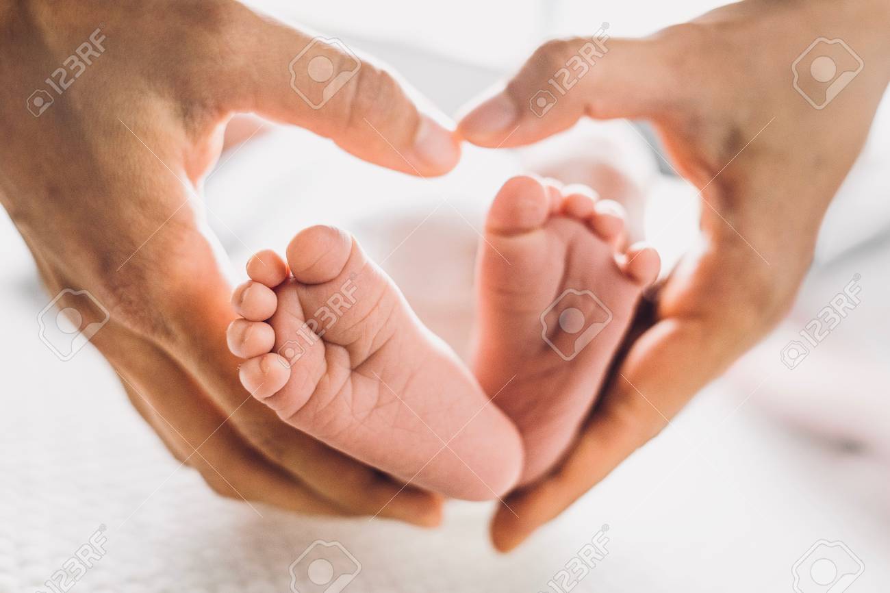cute baby foot