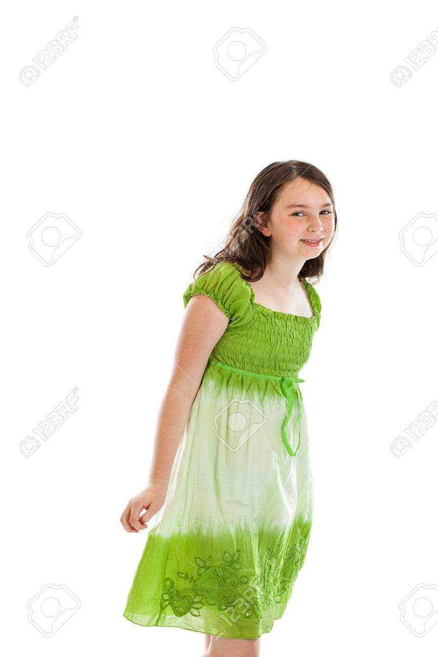 white dress 10 year old