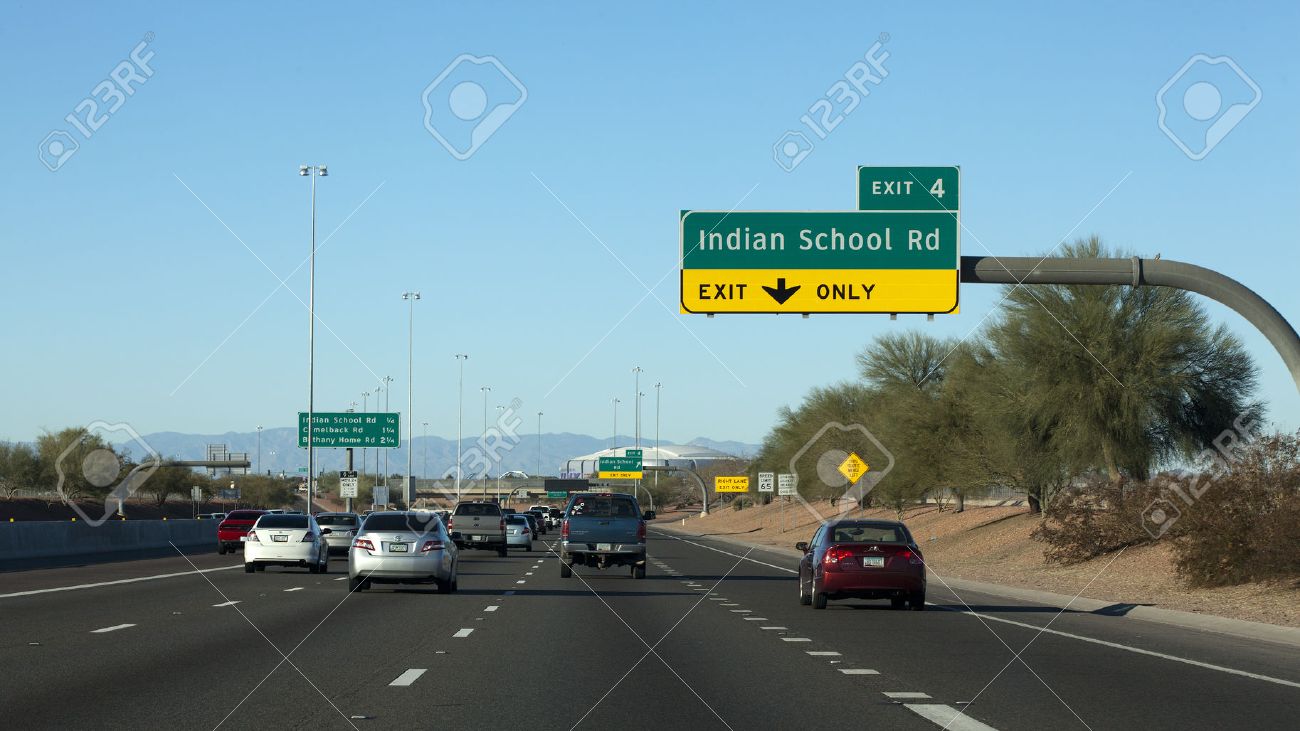 Glendale Az January 24 2015 North Bound Traffic On Loop 101 Glendale Az January 24 2015 North Bound Traffic On Loop 101