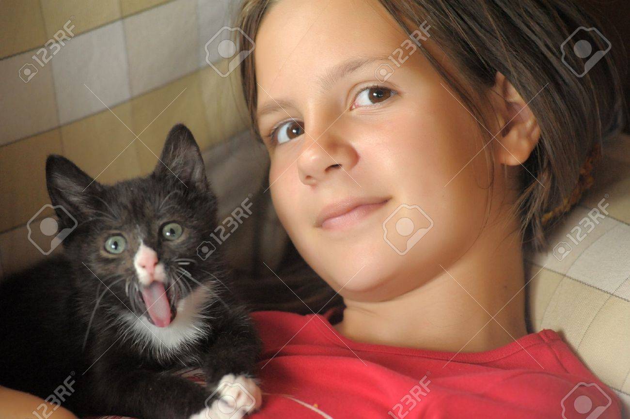 Teens kitten
