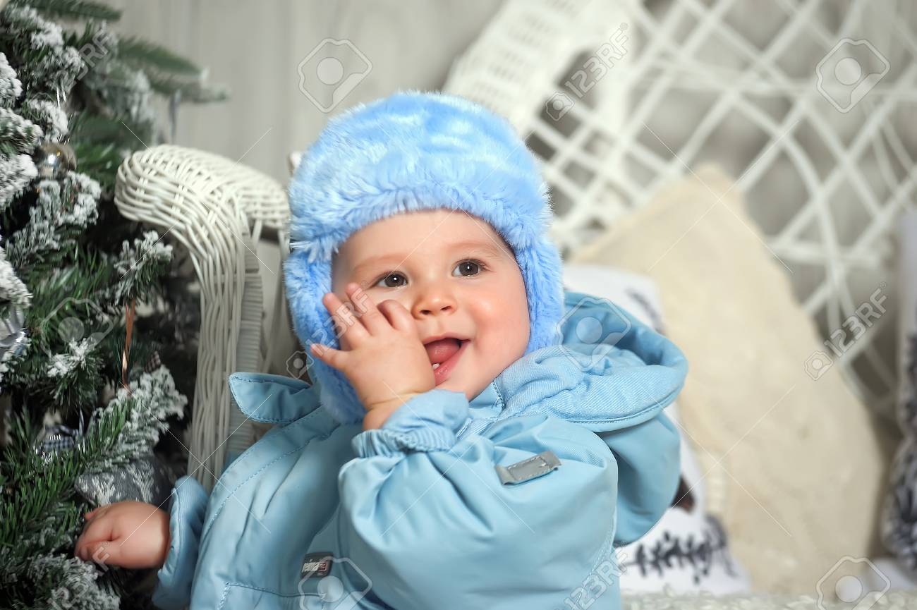 baby blue winter hat