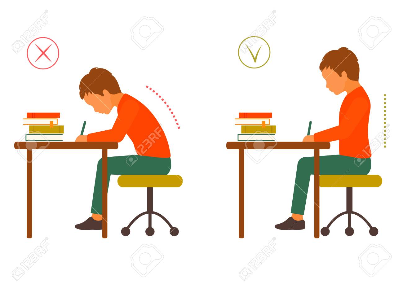 Featured image of post Good Posture Clipart Kids Posture stock vectors clipart and illustrations