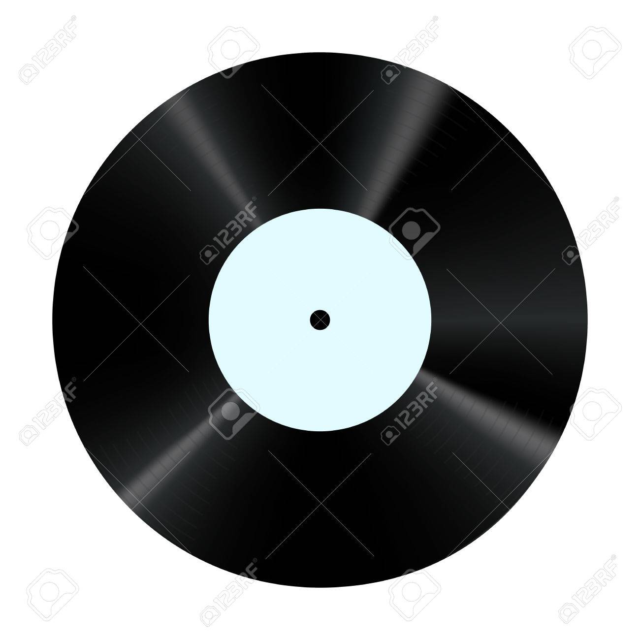 ビニール レコード レトロ サウンド キャリア Dj のスクラッチのプレート ビニール ディスク ビンテージ音楽アクセサリーのイラスト素材 ベクタ Image