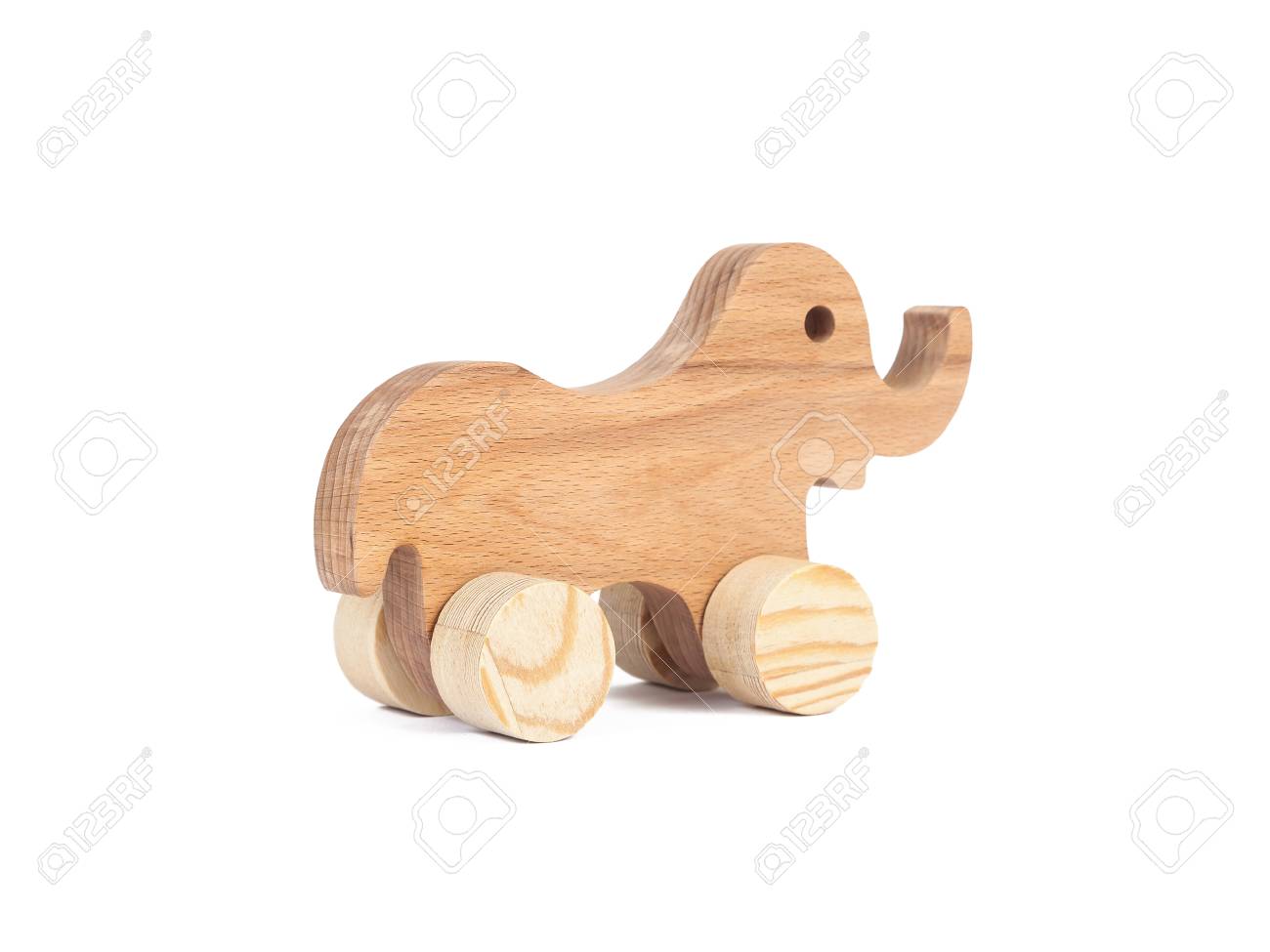 wooden elephant toy