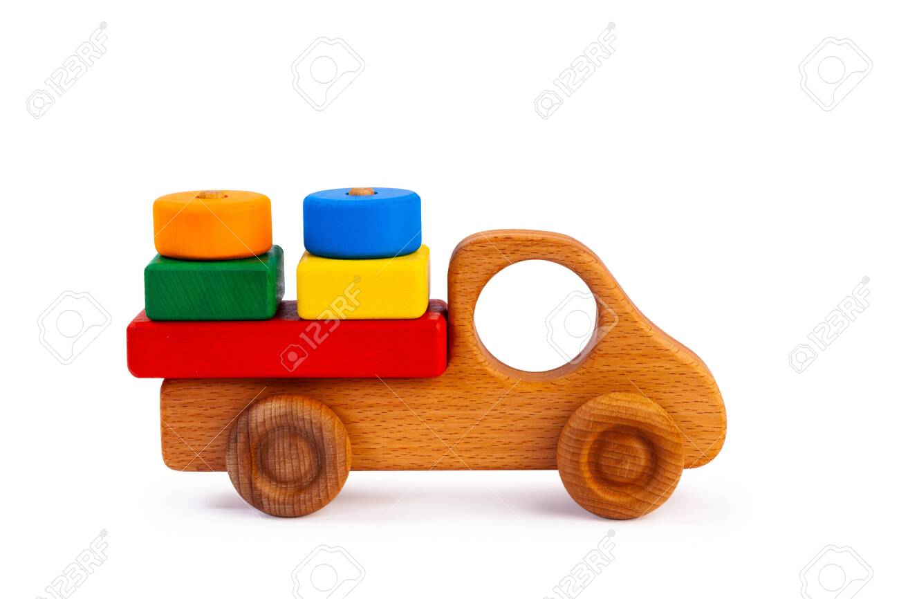 small wooden truck