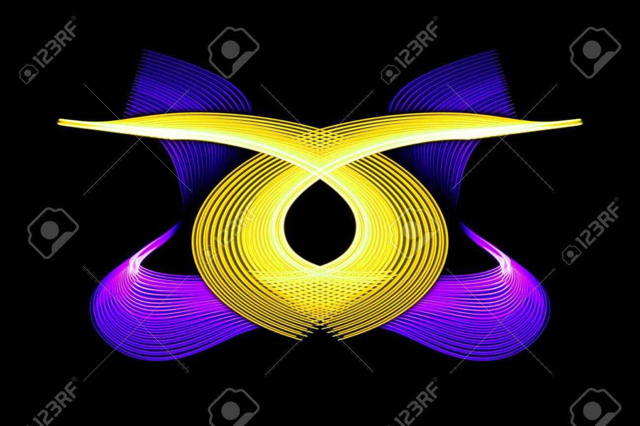 Texture Of The Striped Paper In Bright Mixed Neon Purple And Stock Photo Picture And Royalty Free Image Image