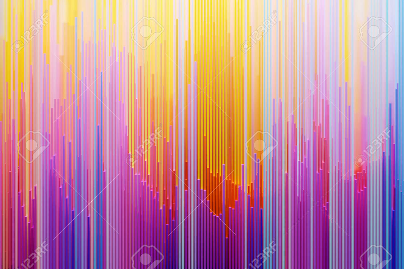 Abstract Background With Glitch Effect, Wallpaper, Rainbow