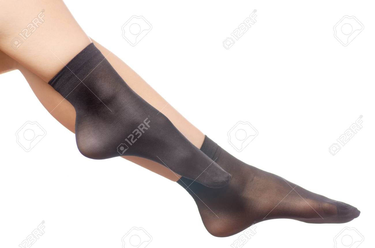 Black Nylon Socks