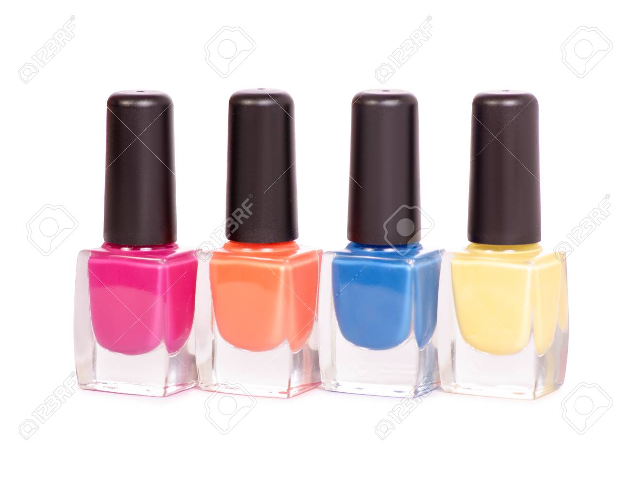 Varnish For Nails On White Background 