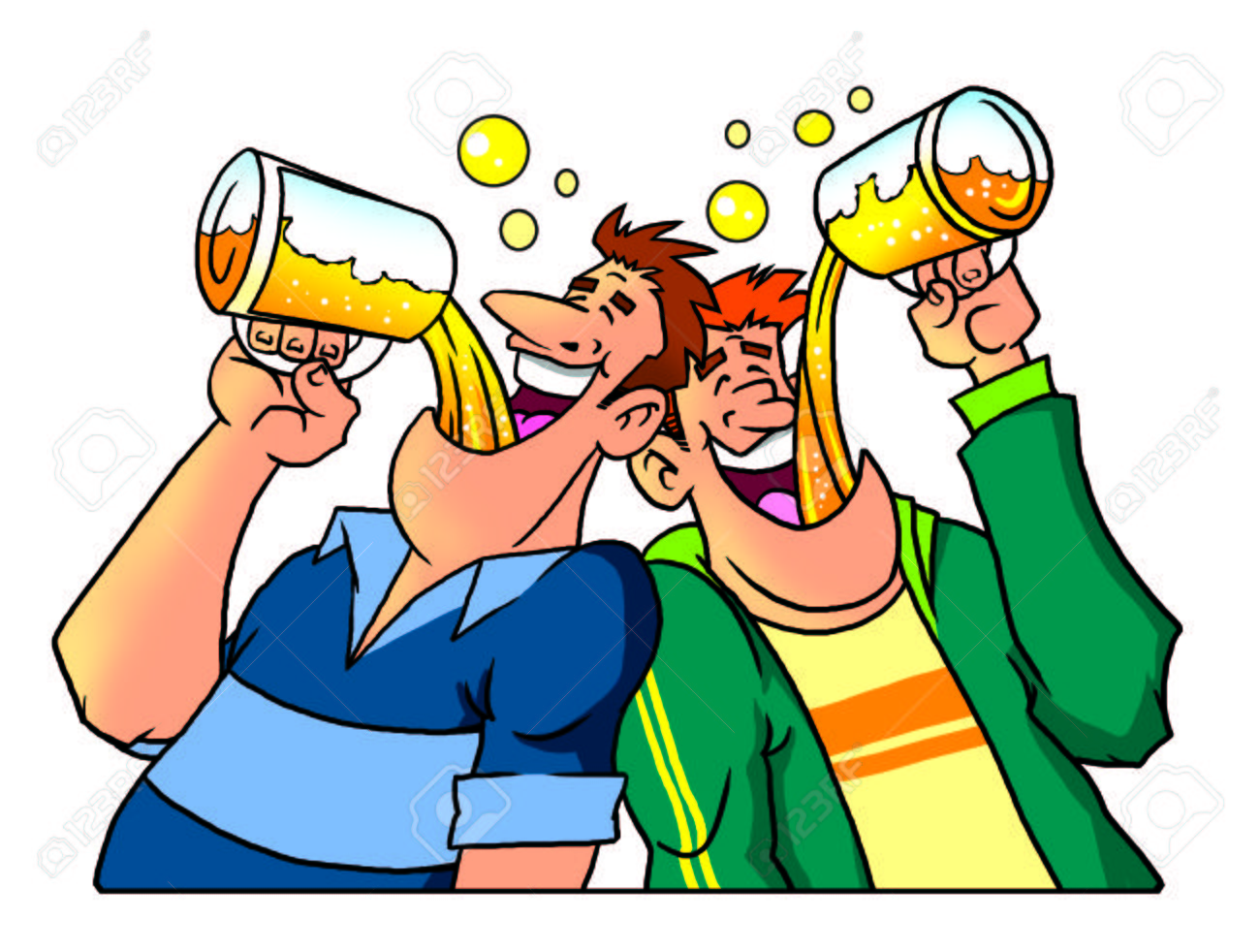 Image result for beer drinking cartoon pictures