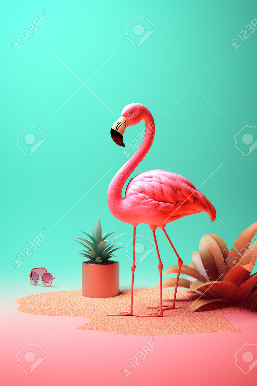 フラミンゴ オブジェ KARE 値引きします