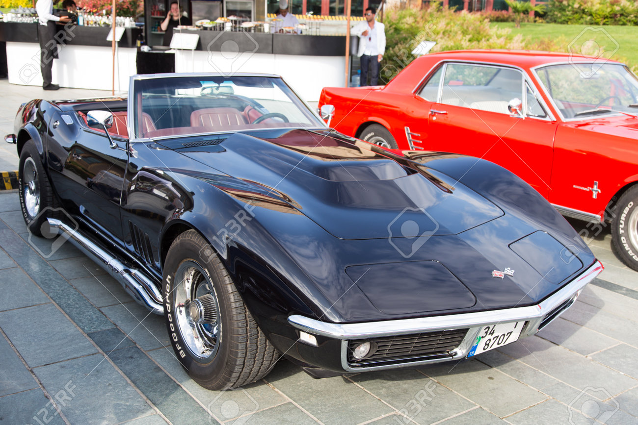 istanbul turkey june 07 2014 1968 chevrolet corvette stingray