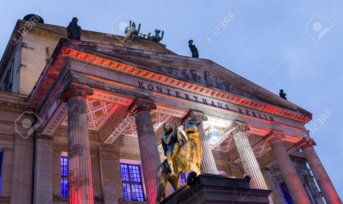 Konzerthaus Berlin In Gendarmenmarkt Square Berlin City Germany