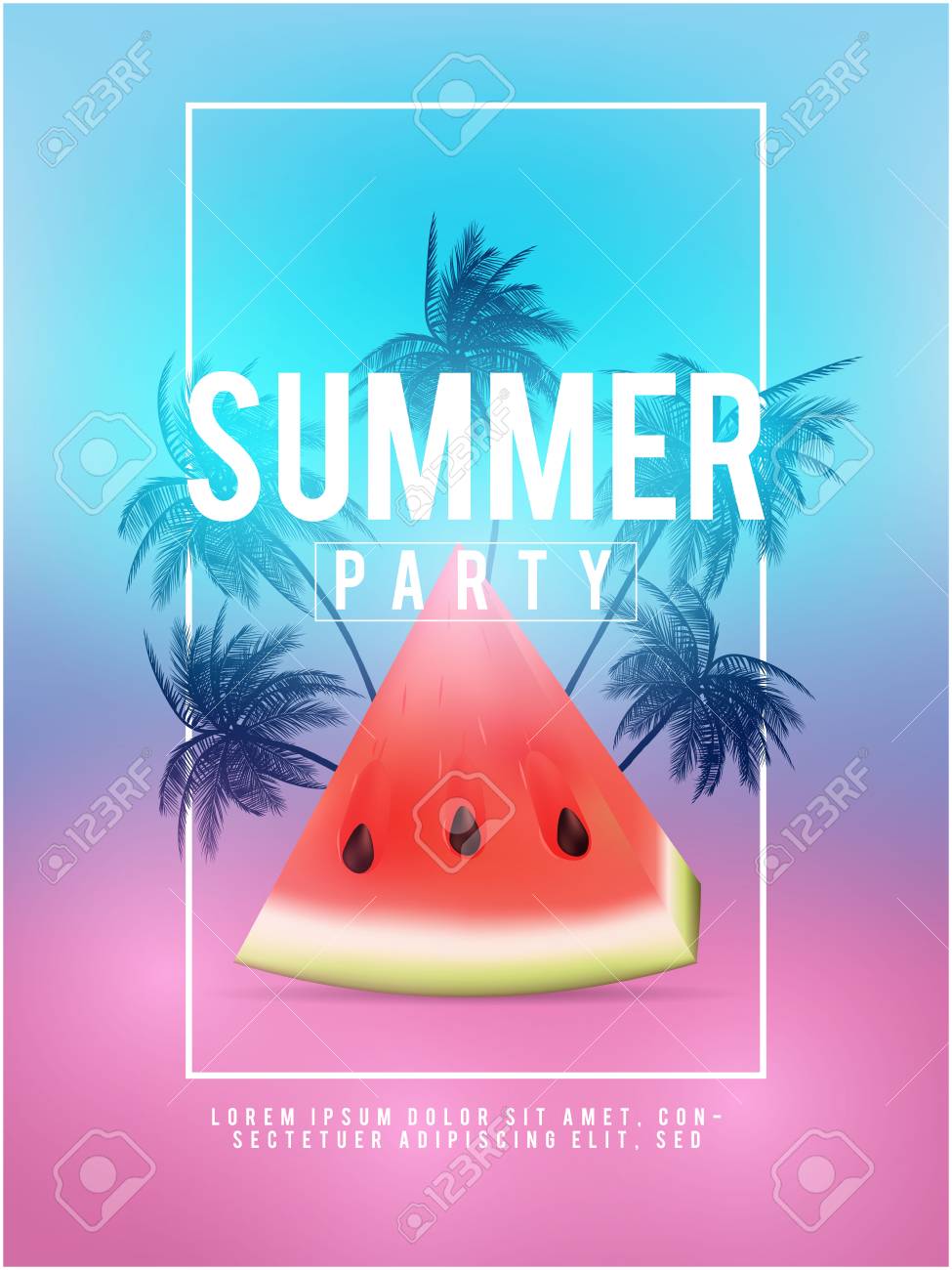 Summer California Tumblr Backgrounds Set With Palms Sky And Summer California Tumblr Backgrounds Set With Palms Sky And