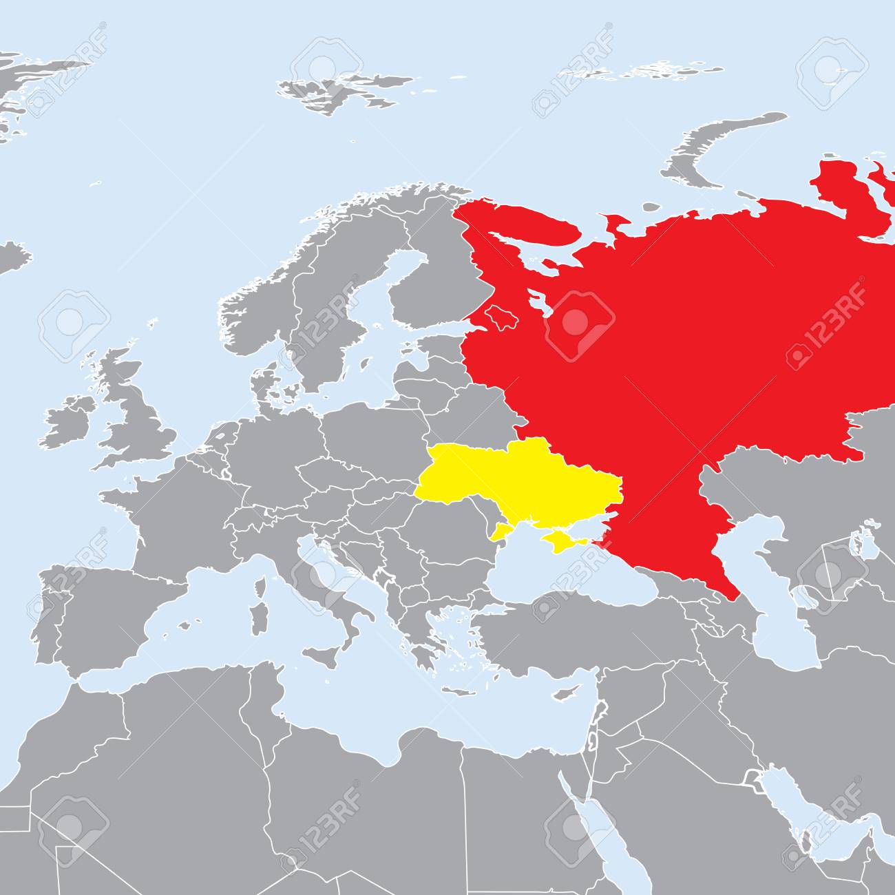 Map Ukraine And Russia Royalty Free SVG, Cliparts, Vectors, And Stock Illustration. Image 26543950.