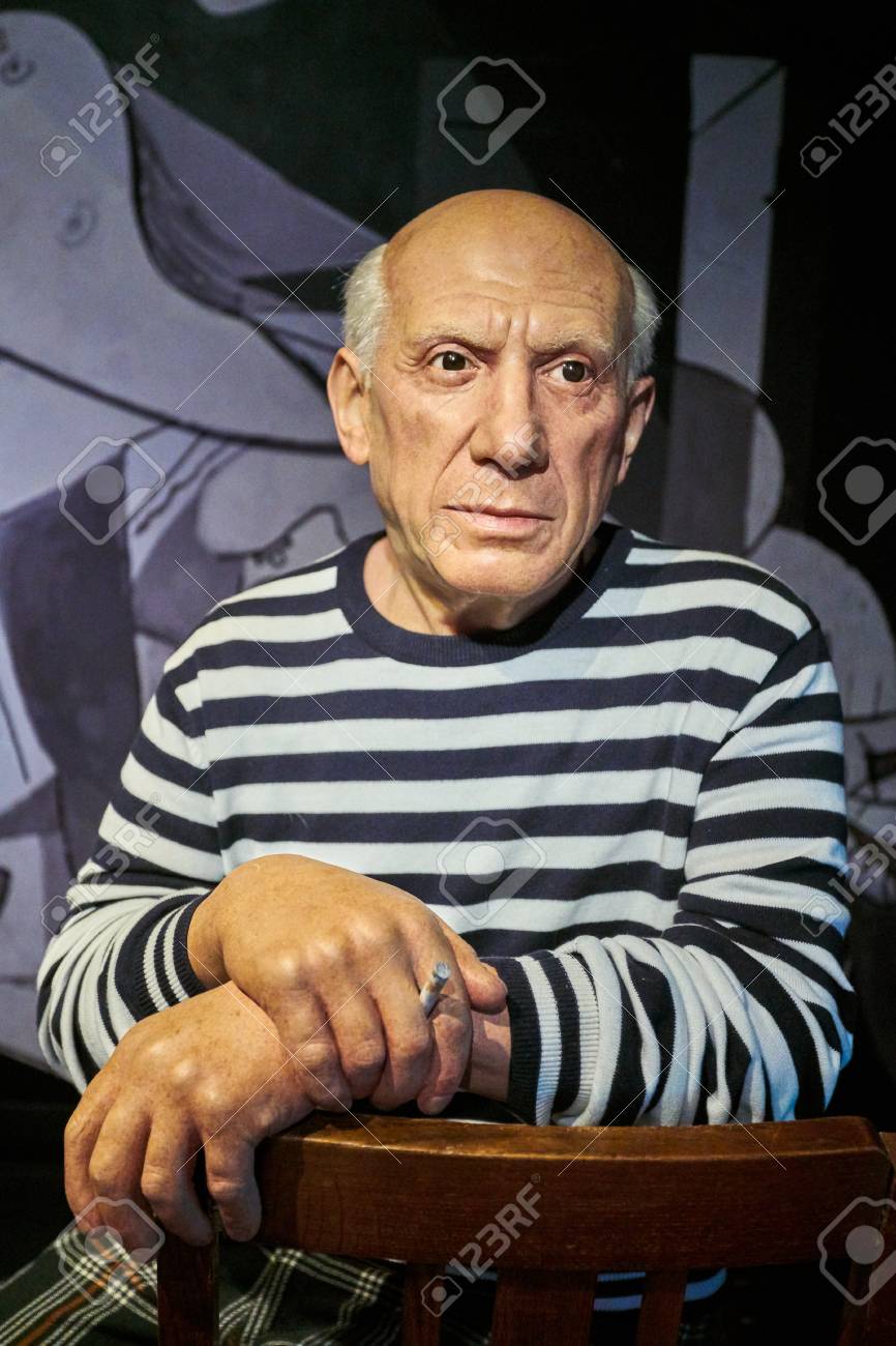 パブロ ピカソ(PABLO PICASSO)、【黒い背景の横顔】（パブロ