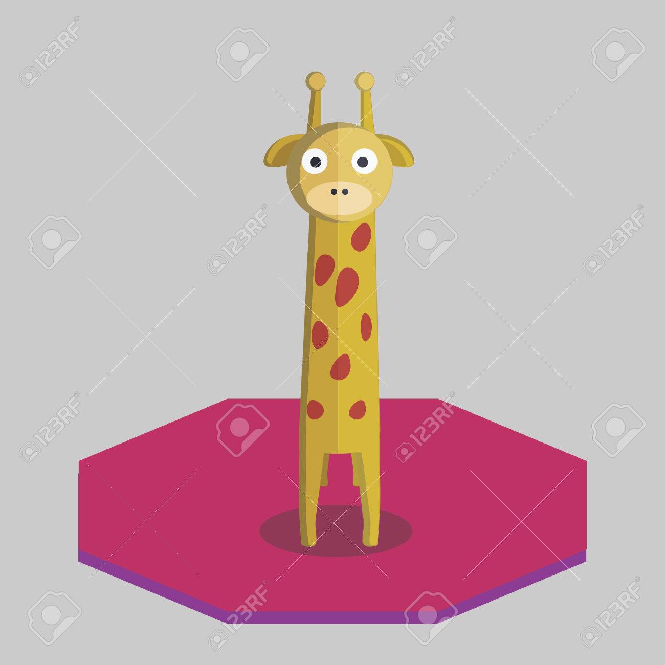 キリンのイラストのイラスト素材 ベクタ Image