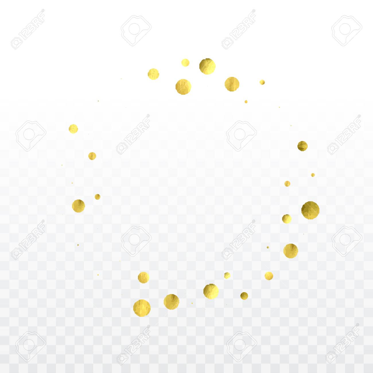 金紙吹雪のお祝い 誕生日パーティー招待状の背景 ベクトルお祝いのクリスマスグリーティングカードの背景 結婚式の招待状テンプレート のイラスト素材 ベクタ Image