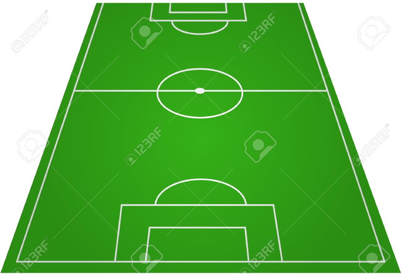 サッカー サッカー フィールド のイラスト素材 ベクタ Image