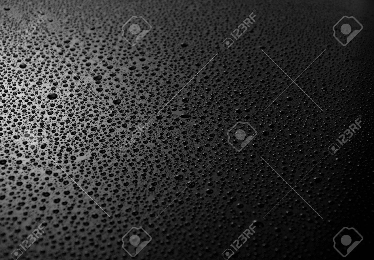black drops of water on black background - 20332395 black drops of water on black background - 20332395