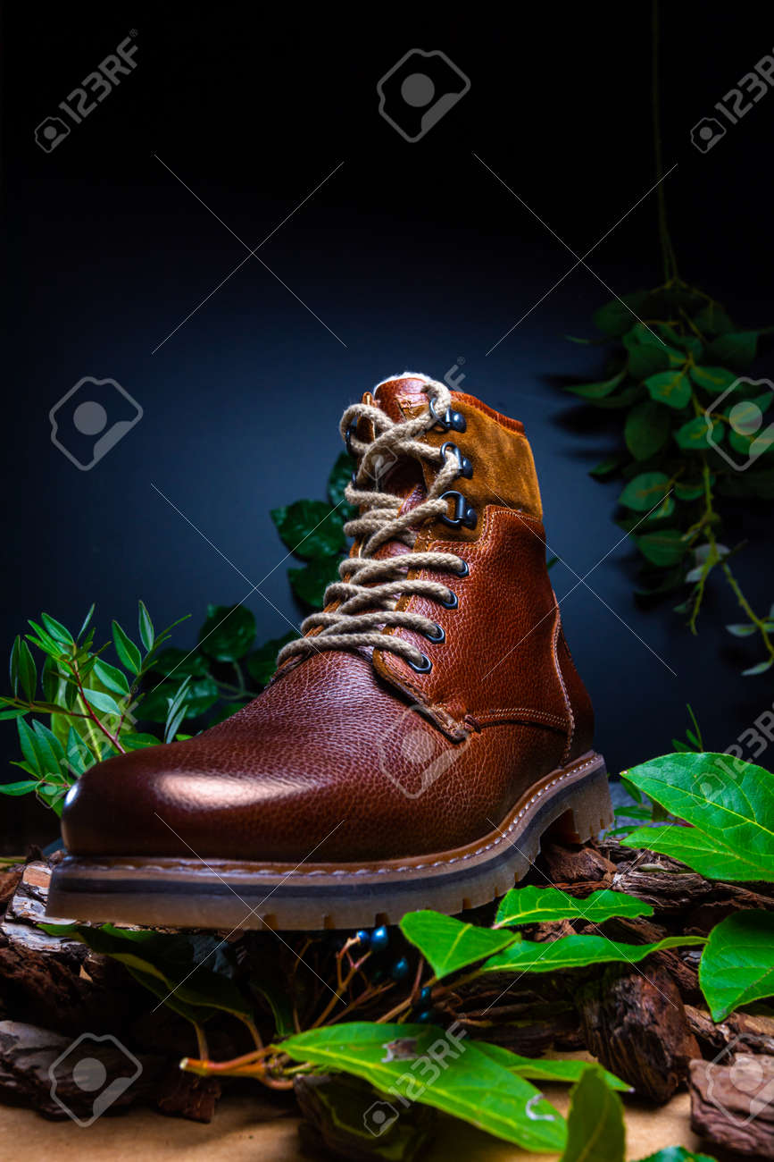 Botas de cuero impermeables new arrivals