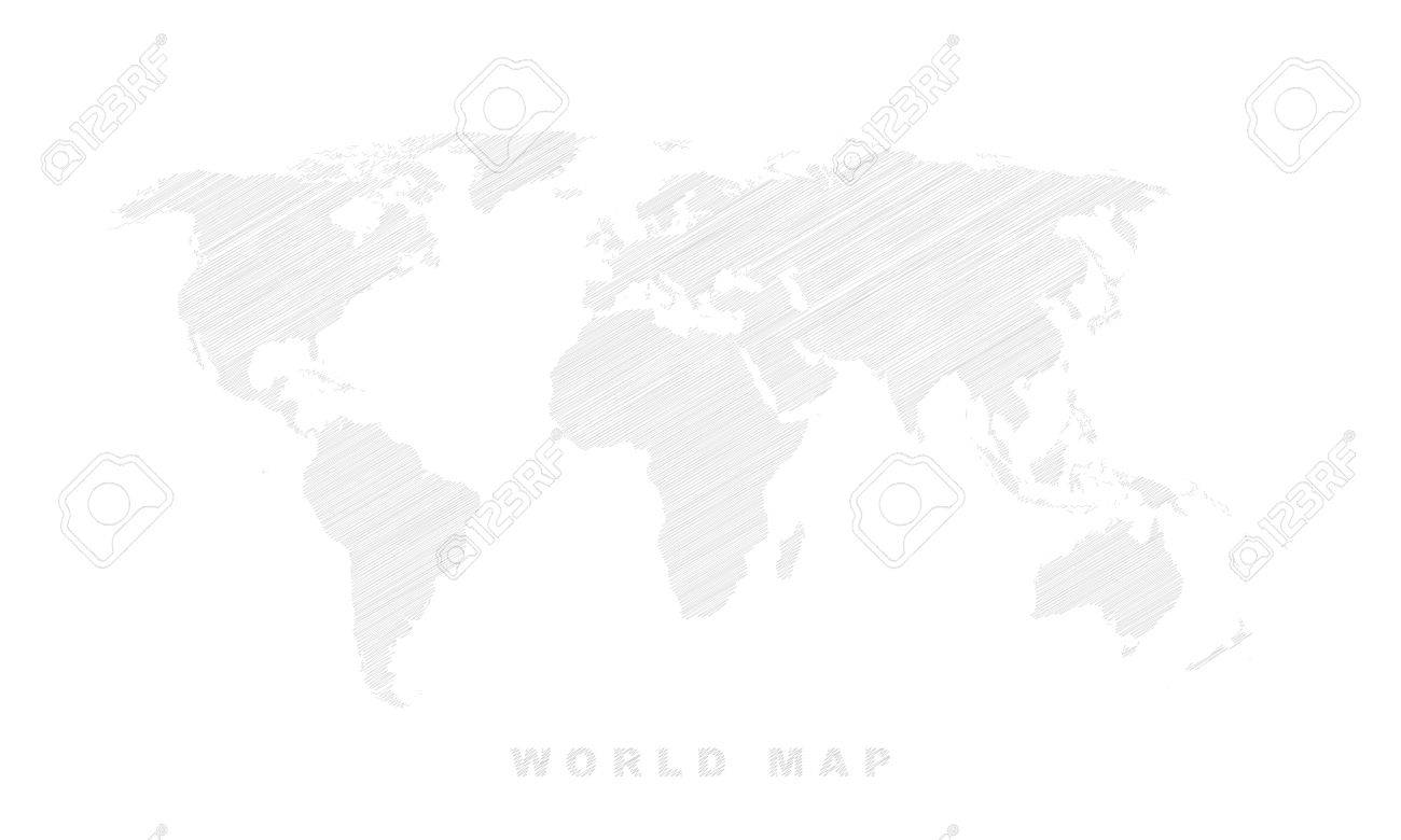 Shaded world map. Vector illustration - white and gray texture. - 57820281 Shaded world map. Vector illustration - white and gray texture. - 57820281