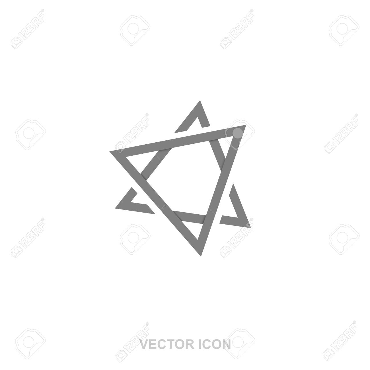 geometric logo design vector
