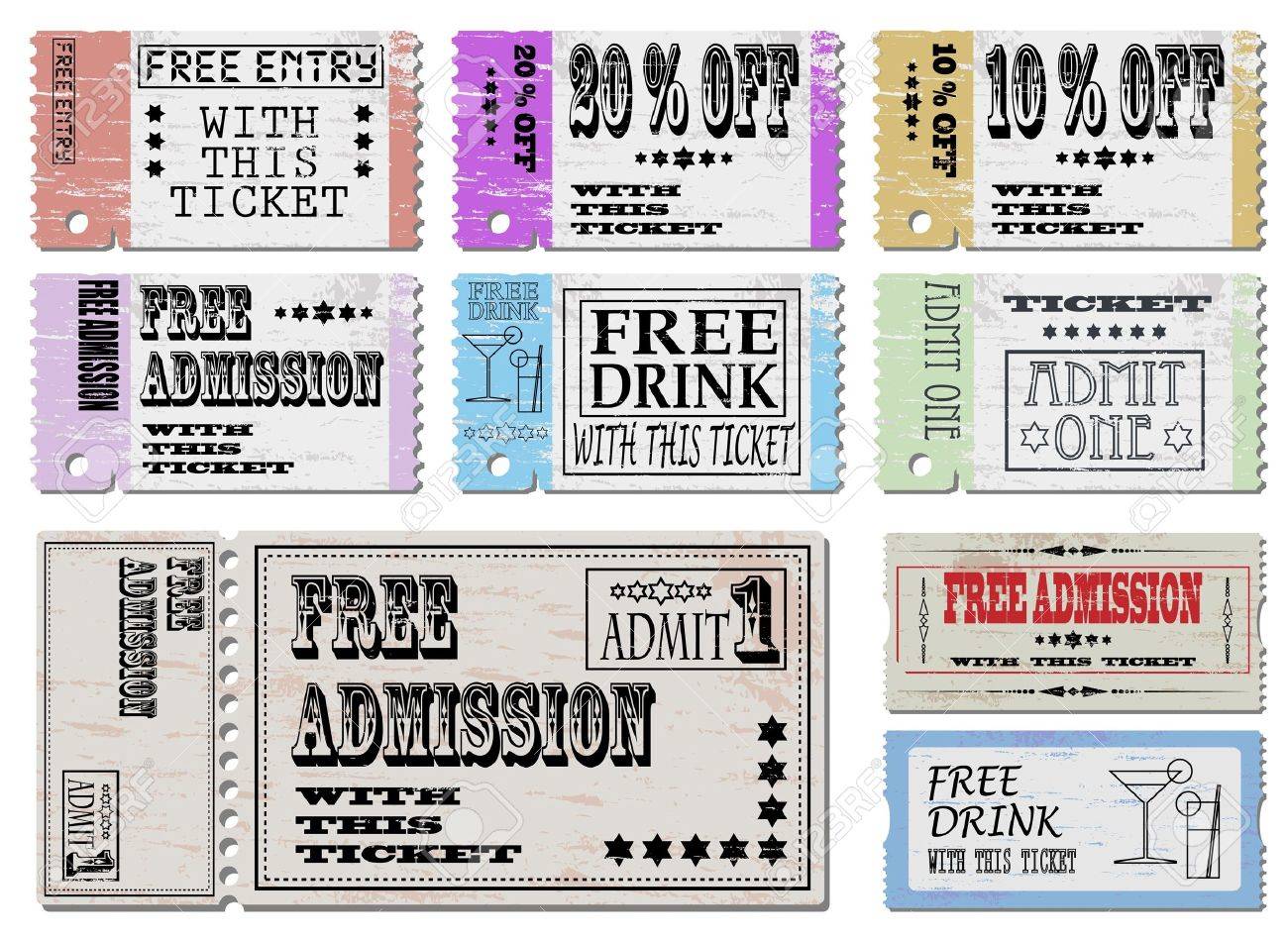 drink ticket template