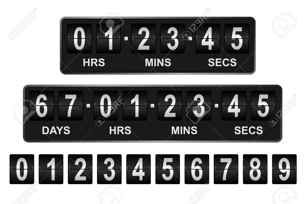 mechanical countdown timer days hours minutes seconds countdown timer minutes