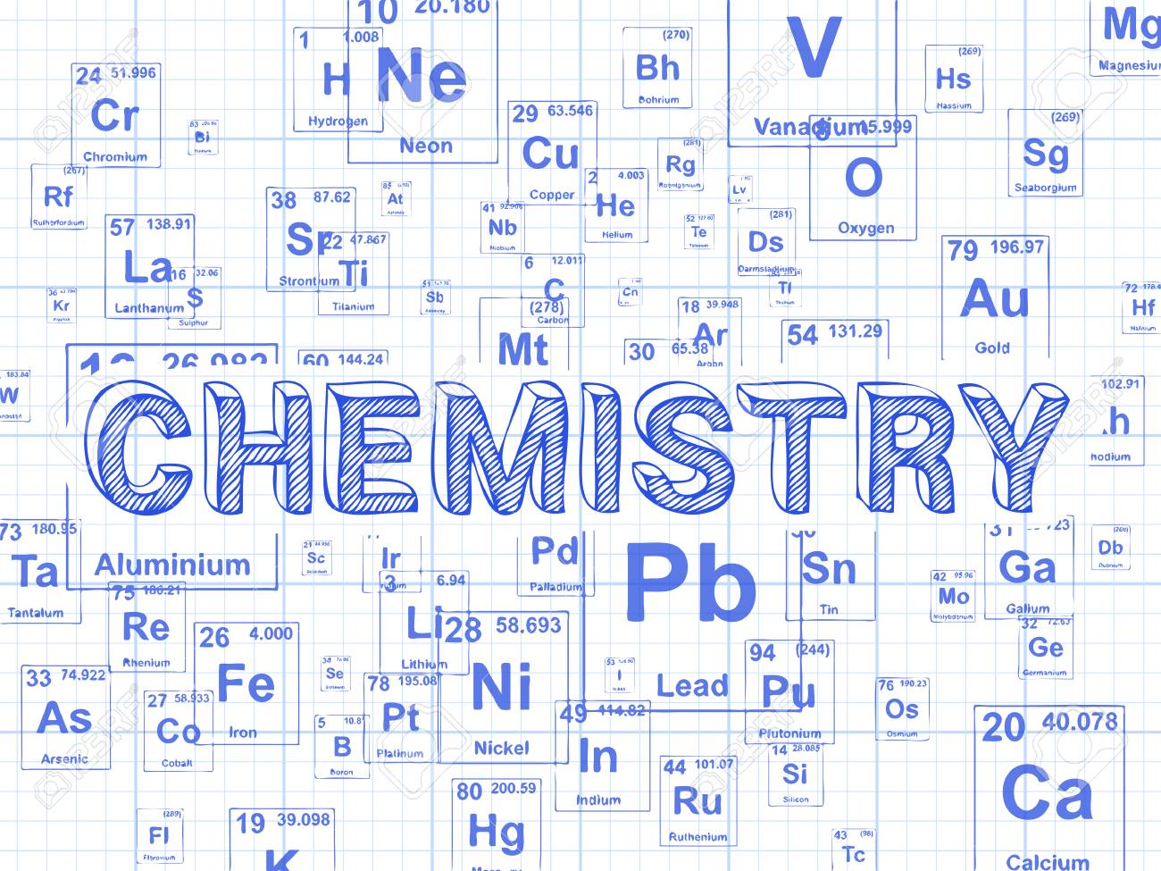 chemistry word on periodic table symbols graph paper background stock vector 72666942 - Periodic Table With Symbols chemistry word on periodic table symbols graph paper background stock vector 72666942 - Periodic Table With Symbols