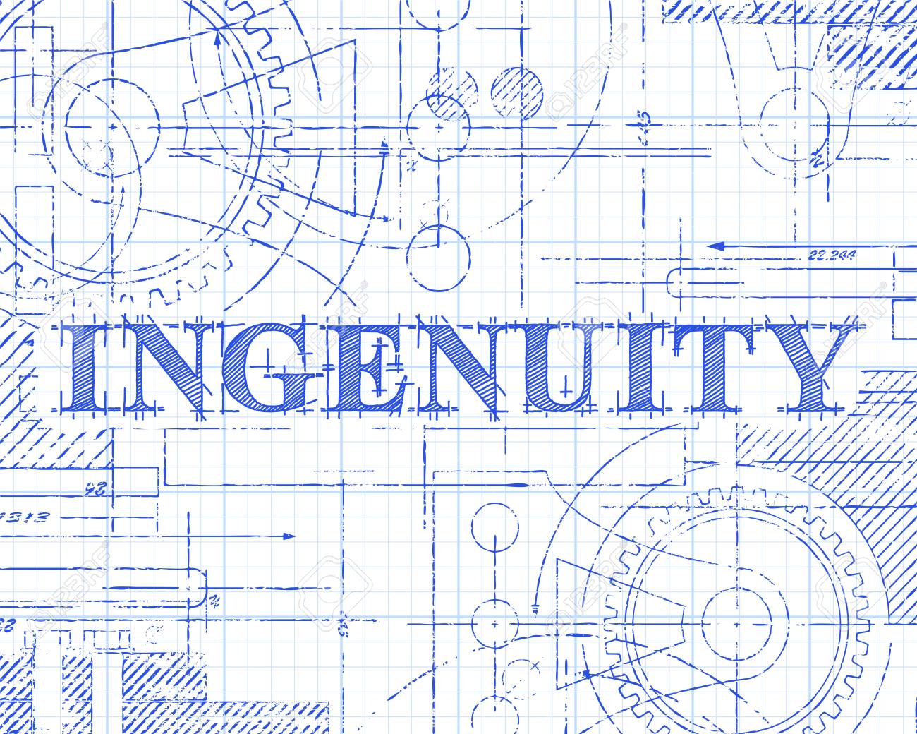 ingenuity sign and gear
