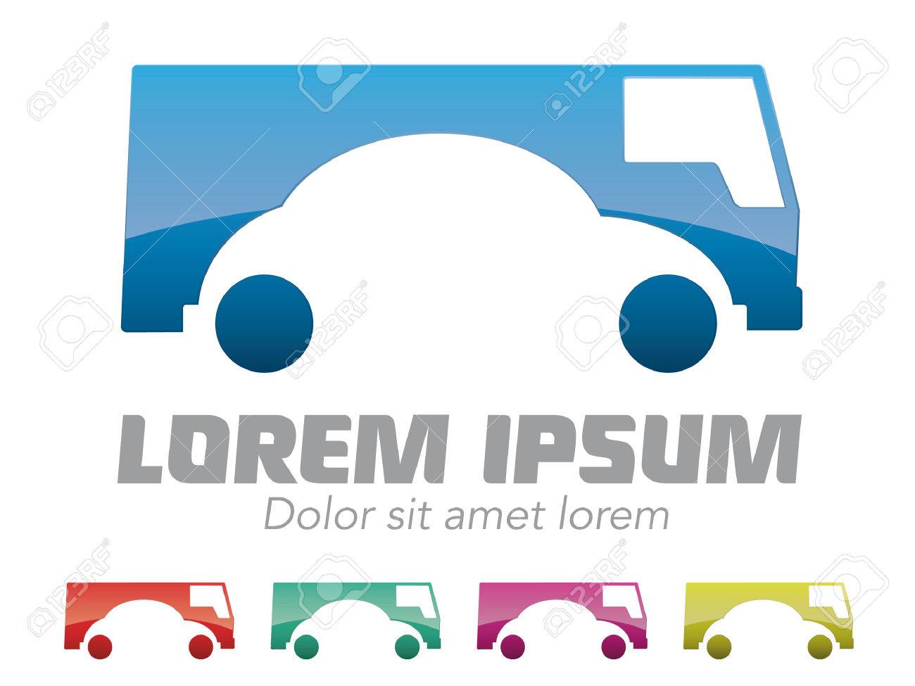 Autovermietung Autohandler Firma Vektor Logo Design Vorlage Vektor Illustration Von Auto Und Lieferwagen Lizenzfrei Nutzbare Vektorgrafiken Clip Arts Illustrationen Image