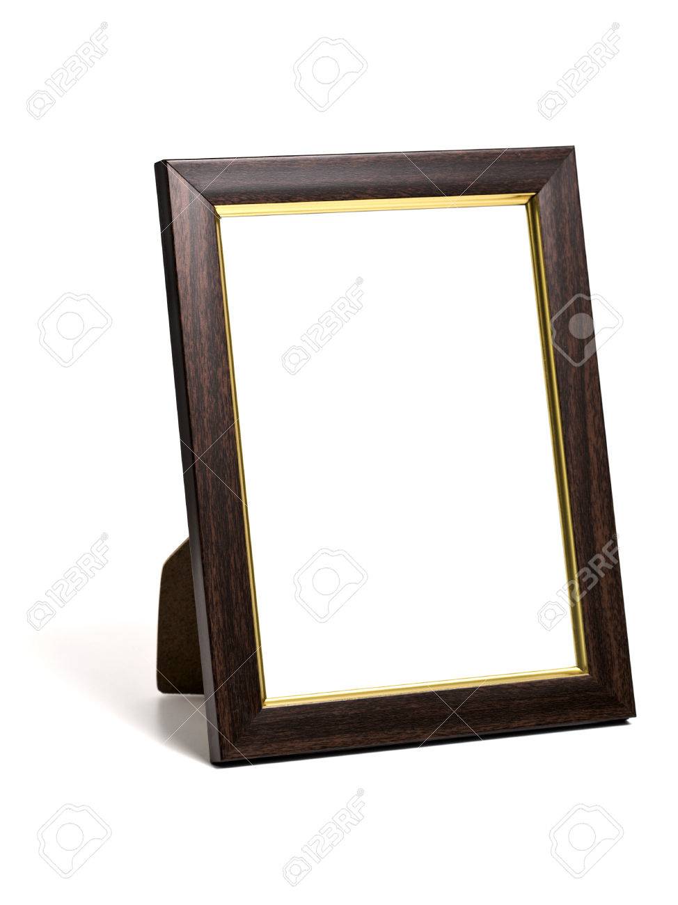 Bois Bureau Cadre Photo Isole Sur Blanc Banque D Images Et Photos Libres De Droits Image 29444661