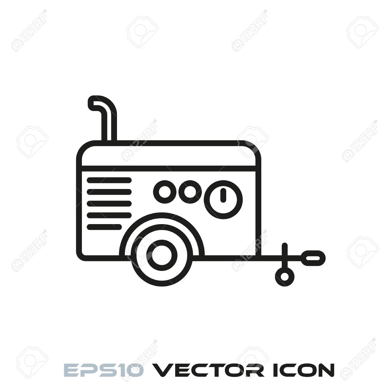 Mobile Air Compressor >> Mobile Air Compressor Cart Flat Line Icon Vector Royalty Free Mobile Air Compressor >> Mobile Air Compressor Cart Flat Line Icon Vector Royalty Free