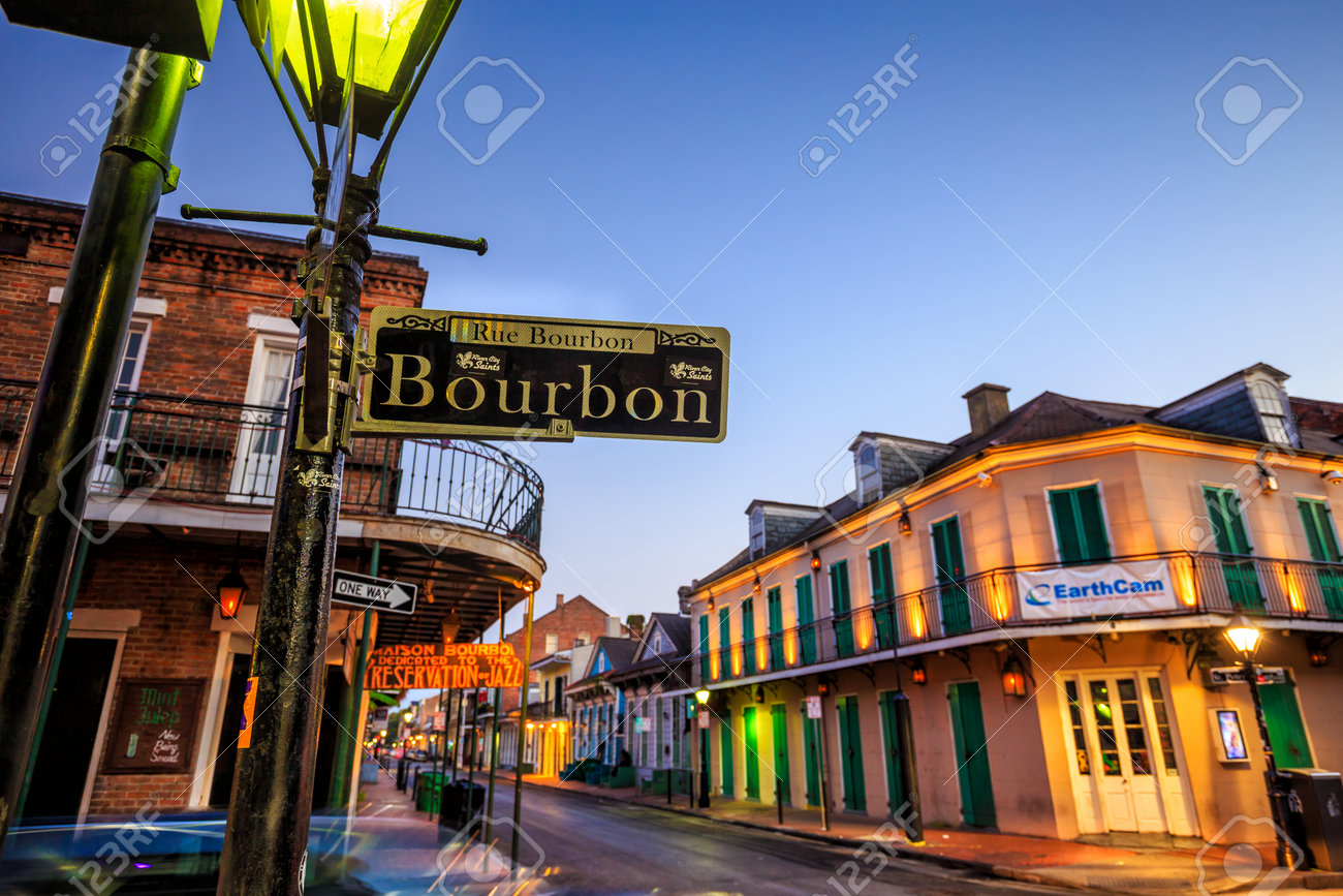 Image result for images of New Orleans Bourbon Street