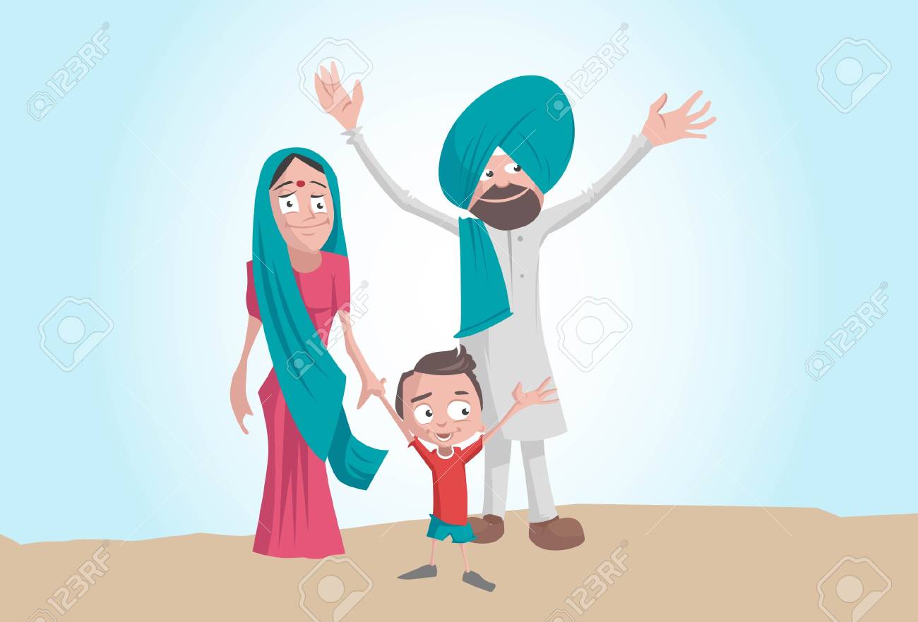 Vector Cartoon Illustration Of Punjabi Family Isolated On White Royalty Free Cliparts Vectors And Stock Illustration Image 118109603 The best selection of royalty free punjabi cartoon vector art, graphics and stock illustrations. vector cartoon illustration of punjabi family isolated on white