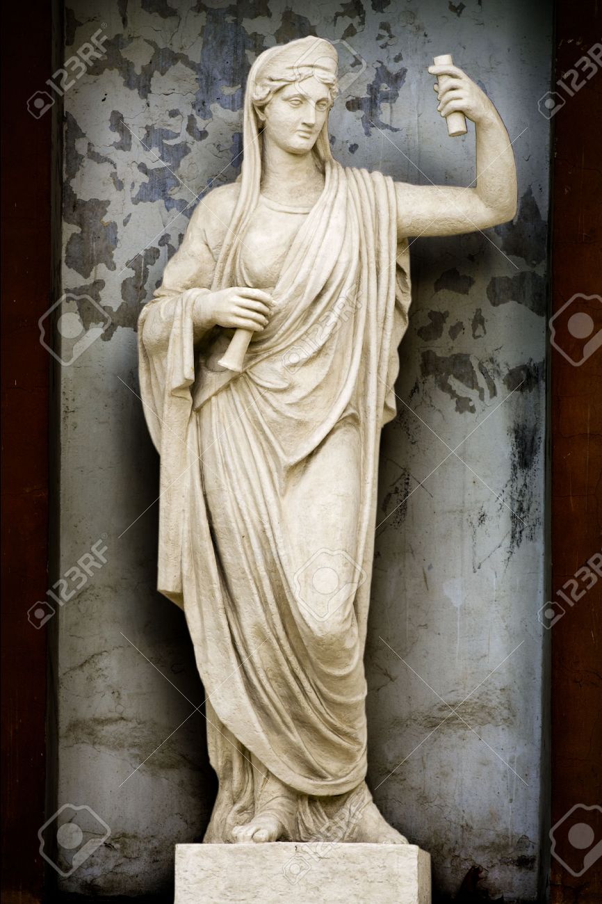 Skulptur Athene Antiken Griechischen Mythologie Die Gottin Der Weisheit Und Fairen Krieg Lizenzfreie Fotos Bilder Und Stock Fotografie Image 3208469