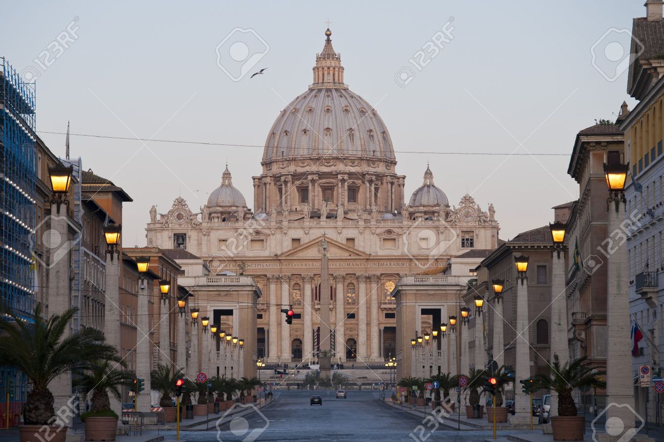 the facade of saint peter s basilica a masterpiece of italian